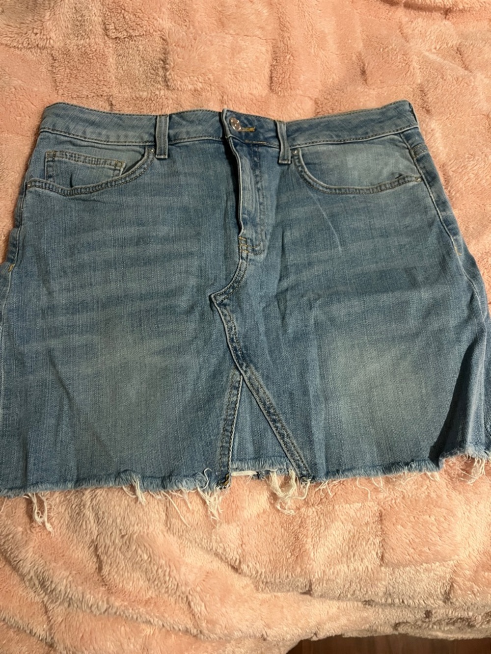 Forever 21 Light Blue Denim Mini Skirt